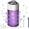 Jolsaawie Lampada per Zanzare, Zapper Elettrico USB per Zanzara un Mosca un 360 ° UV, Luce Anti-Insetti Portatile per Interni Ed Esterni per Hotel con Camera da Letto