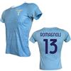 Generico Maglia Lazio Personalizzata Romagnoli 13 creata utilizzando Maglia Calcio Replica Autorizzata - Nuova - Taglie da Bambino (IT, Numero, 152, Regular, Azzurro)