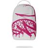 Sprayground Zaino Vandal Rosa Bianco, Tracolla Regolabile, Chiusura Zip, bianco, Taglia unica, Zaino