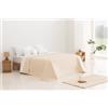 Todocama - Copriletto trapuntato sottile con motivo a stella per primavera, estate, autunno e inverno. 100% microfibra extra morbida. Copre letto multiuso. Letto 80/90-180x260 cm Beige