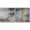 Home ESPRIT Quadro astratto moderno 100 x 4 x 100 cm (2 pezzi)