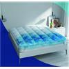 Italian Bed Linen TOPPER ICE - Topper Rinfrescante Una Piazza e Mezza 120x195 cm - Topper Refrigerante con Elastici negli Angoli - Double Face, Soffietto 3cm, Lavabile in Lavatrice a 40 Gradi