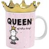 Sheepworld Tasse mit Kronendeckel Motiv Queen of the day