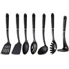 Circulon 61243 - Momentum - Set di 7 Utensili da Cucina - Resistente al Calore - Manico Comfort - Nylon - Set di 7 - Nero
