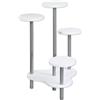 Kesper supporto per fiori, bianco/grigio