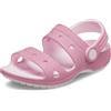 Crocs Classic Glitter Sandal T, Sandali Unisex - Bambini e Ragazzi, Pink Milk, 25/26 EU