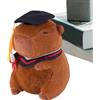 Naqqios Capybara Pimpasso - Capybara In Peluche, Giocattolo Capybara Si È Laureato Con 9 Pollici | Bambole A Poteri Simpatici Animali In Cappello Di Laurea, Uniforme Di Diploma Per Adulti, Bambini E Ragazze L