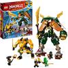LEGO NINJAGO Team Mech Ninja di Lloyd e Arin, Set con 2 Action Figure Combinabili, Giochi Ninja per Bambini e Bambine da 9 Anni con 5 Minifigure, Playset di Battaglia, Idea Regalo di Compleanno 71794