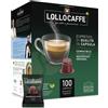 Lollo Caffe Capsule Caffè Lollo Miscela Nera Compatibili con Macchine Nespresso System*