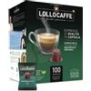 Lollo Caffe Capsule Caffè Lollo Miscela DEK Compatibili con Macchine Nespresso System*