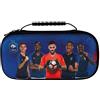 Konix FFF Custodia di protezione e trasporto Nintendo Switch, Switch Lite e Switch OLED - Alloggio 8 giochi - Disegno squadra di calcio della Francia