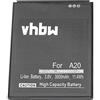 vhbw batteria compatibile con Blackview A20, A20 Pro smartphone cellulare (3000mAh, 3,8V, Li-Ion)