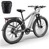 Antgooat Bicicletta Elettrica Montagna, 27.5 MTB Off-road Electric Bike, Bici Elettrica Fuoristrada Adulti, 75Nm Unisex Mountain Ebike, Li-batteria Rimovibile 672Wh, Freno a Disco Idraulico