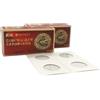PCCB MINGT 100 Pezzi 25.0MM Porta Monete in Cartone Bianco, Protezione, Esposizione e Conservazione, Taschine per Monete 2 cm x 2 cm per Forniture e Collezioni di Monete