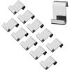 JRSHIRLEYLTD 40 clip tipo Z per vetri serra, clip per serra, vetro, acciaio inossidabile, vetro serra a Z, clip per finestre, fissaggi per vetri serra, accessori di ricambio
