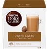 Nescafè 16 Capsule CAFFE LATTE originali Nescafè Dolce Gusto