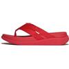 Fitflop F-Mode Go Webbing Flatform Strappy Flip-Flops, Infradito Donna, Rosso, 37 EU