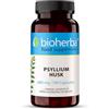 BIOHERBA Bucce di psillio in capsule - 380 mg 100 pezzi - Pura polvere di psyllium husk e cromo per massima efficacia e salute di BIOHERBA