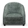 Konte.Design Poltrona GRENOBLE in tessuto verde
