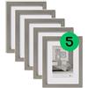 walther design Construction JK318D5, Cornice di Design, 13 x 18 cm, Acciaio