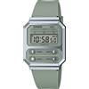 Casio Orologio Casio Resina Vintage Edgy Multifunzione A100WEF-3AEF Verde