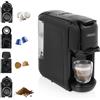 Princess Macchina da caffè multi capsula in acciaio 3 in 1-19 bar - 0,6 L - adatta per Nespresso, Dolce Gusto e varie capsule o cialde ESE - 249452
