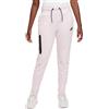Nike Pantaloni Con Polsino Tech Fleece Rosa Nero Bambina M