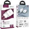 HOCO Caricabatteria da rete USB 3A QC3.0 Fast Charge Special Single Port N3 bianco