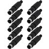 VGOL 10 Pezzi Mini DIN Spine 6 Pin Prese Di Segnale Trasmissione Adatto Per TV Lettori DVD Dispositivi Di Riproduzione Video Per Diametro Massimo Di 4,5 Mm Cavi Rotondi Di Saldatura