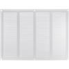 Vent Systems 40,6 x 30,5 cm (dimensioni generali) - Bianco - Copertura per griglia di ritorno dell'aria in metallo con schermo di protezione contro i parassiti integrato, copertura per condotto di