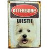 LEO PET Targhetta Decorativa Razza West Highland White Terrier - 15x21 cm
