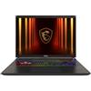 MSI Vector 16 AI A2XWHG-200IT Notebook Gaming, ", processore Intel® Core Ultra 7 255HX, NVIDIA GeForce RTX™ 5070 Ti, RAM 32 GB, 1000 GB SSD, Grey, Windows 11 Home