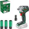 Bosch Avvitatore a massa battente a batteria UniversalImpactDrive 18V-350 (Serraggio e fissaggio potente per le costruzioni; coppia max.: 350 Nm; adattatore esagonale; set di dadi; senza batteria)