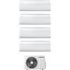 Samsung Climatizzatore Quadri split 9000+9000+9000+9000 btu Inverter Condizionatore con Pompa di Calore Gas R32 WIFI Classe A++/A+ (Unità Interna + Unità Esterna) - AR70F09/09/09/09C1AWNEU + AJ080TXJ4KG Windfree Avant S2