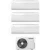 Samsung Climatizzatore Trial split 7000+9000+12000 btu Inverter Condizionatore con Pompa di Calore Gas R32 WIFI Classe A++/A+ (Unità Interna + Unità Esterna) - AR70F07/09/12C1AWNEU + AJ052TXJ3KG Windfree Avant S2