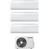 Samsung Climatizzatore Trial split 7000+9000+12000 btu Inverter Condizionatore con Pompa di Calore Gas R32 WIFI Classe A++/A+ (Unità Interna + Unità Esterna) - AR70F07/09/12CAAWNEU + AJ068TXJ3KG Windfree Elite S2