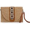 Stefano Ghilardi Pochette in paglia design busta con tracolla