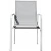 Greenwood Moia Sedia Samo Alluminio Bianco Text GRIGIO CHA03B
