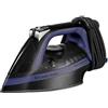 Russell Hobbs Ferro da Stiro a Vapore - Una Temperatura Ottimale per tutti i tessuti, con Aavvolgicavo salvaspazio - 2400 W, Colpo di Vapore Extra 200 g, Piastra in Ceramica, Anticalcare, 26731-56