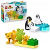 LEGO ® LEGO® DUPLO® Famiglie di animali selvatici: Pinguini e leoni 10442