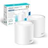TP-Link Deco WiFi 6 Mesh AX 3000Mbps Deco X50(2 Pack) - Sistema WiFi 6 per tutta la casa - Copertura WiFi da 400 - Facile installazione - Controllo Parental - Compatibile con tutti i Box in fibra