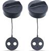 AUMEL 2 Pezzi Tappo Benzina per STIHL FS38 FS45 FS55 FS56 FS80 FS81 FS85 FS88 FS120 e Altri Modelli, AUMEL Tappo del Carburante Tappo Olio Decespugliatore Pezzi di Ricambio