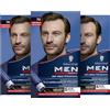 Men Perfect Schwarzkopf Men Perfect Anti-Grey Tinta Gel 70 Marrone scuro (3 x 80 ml), colore per capelli da uomo dissolve i capelli grigi, tinta anti-grigia per un risultato naturale