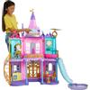 Mattel Disney Princess - Magiche Avventure nel Castello, playset alto 122 cm con 3 livelli e 10 aree di gioco, luci e suoni, 25+ mobili e accessori inclusi, giocattolo per bambini, 3+ anni, HLW29