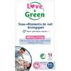Love & Green Biancheria da Notte Bambini Ecologici 8-15 Anni X12