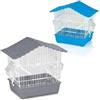 LEO PET Gabbia per Uccelli Modello Sara Bianca con Accessori - 35,5x21x32,5 cm