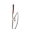 FERRIBIELLA Guinzaglio in Nylon Imbottito con Catena per Cani - 3 x 80 cm Rosso