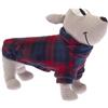 FERRIBIELLA Cappottino in Pile Double Face Pila per Cani - Rosso - 55 cm
