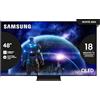 Samsung OLED TV 48" QE48S90DAEXZT, OLED HDR+, Upscaling AI 4K, Processore NQ4 AI GEN2, Motion Xcelerator 144Hz, Design LaserSLim, DVBT-2, Q-Symphony & Dolby Atmos, Black 2024