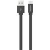 Metronic Mooov 732057 Cavo Piatto USB Tipo C, 1 M, Nero